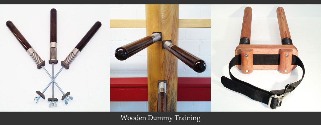 Wooden Dummy Spring Arm Equipment